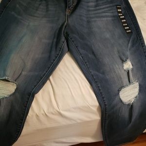 Torrid distressed skinny jeans